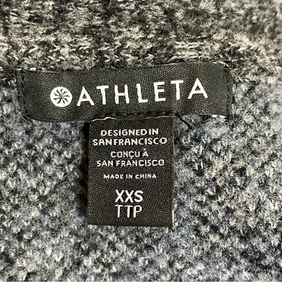 ATHLETA Women’s Westlake Texture Cardigan Sweater Grey Size XS Oversized Fits M - Picture 10 of 13